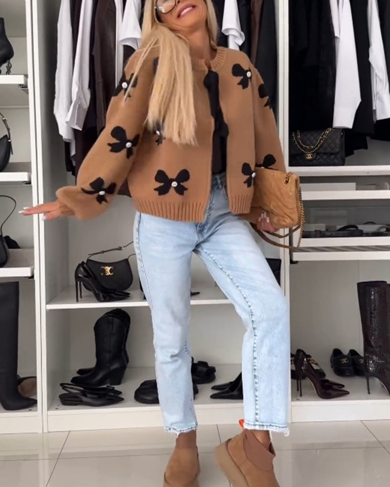 LOVISA - MODERN PÄRLPRYDD BANDKOFTA