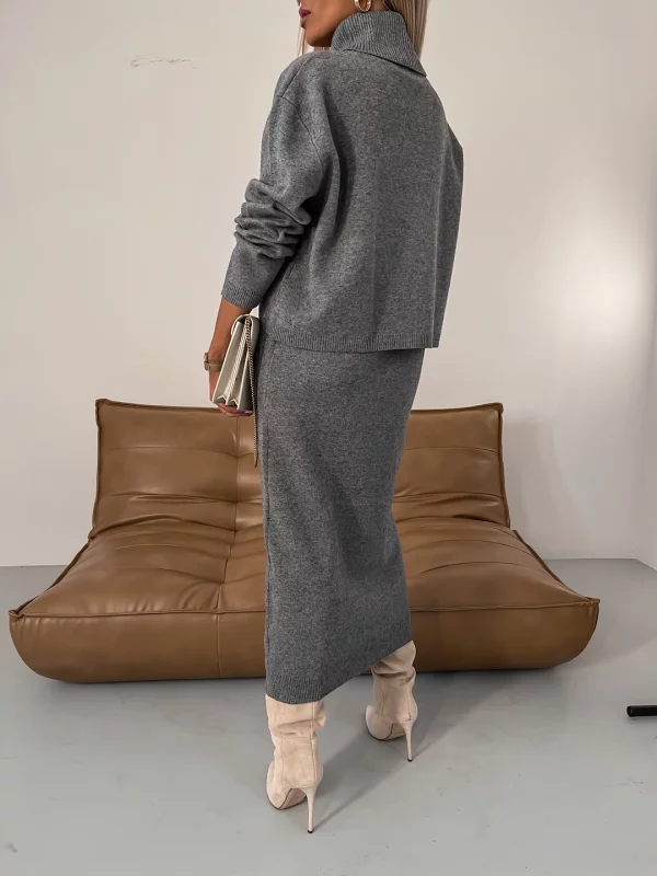 Nicole - Höst/Vinter Stickad Set