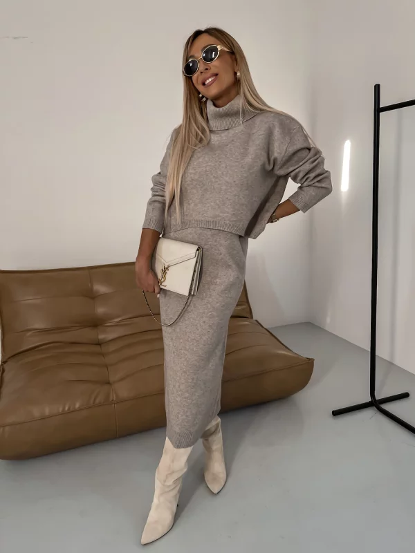 Nicole - Höst/Vinter Stickad Set