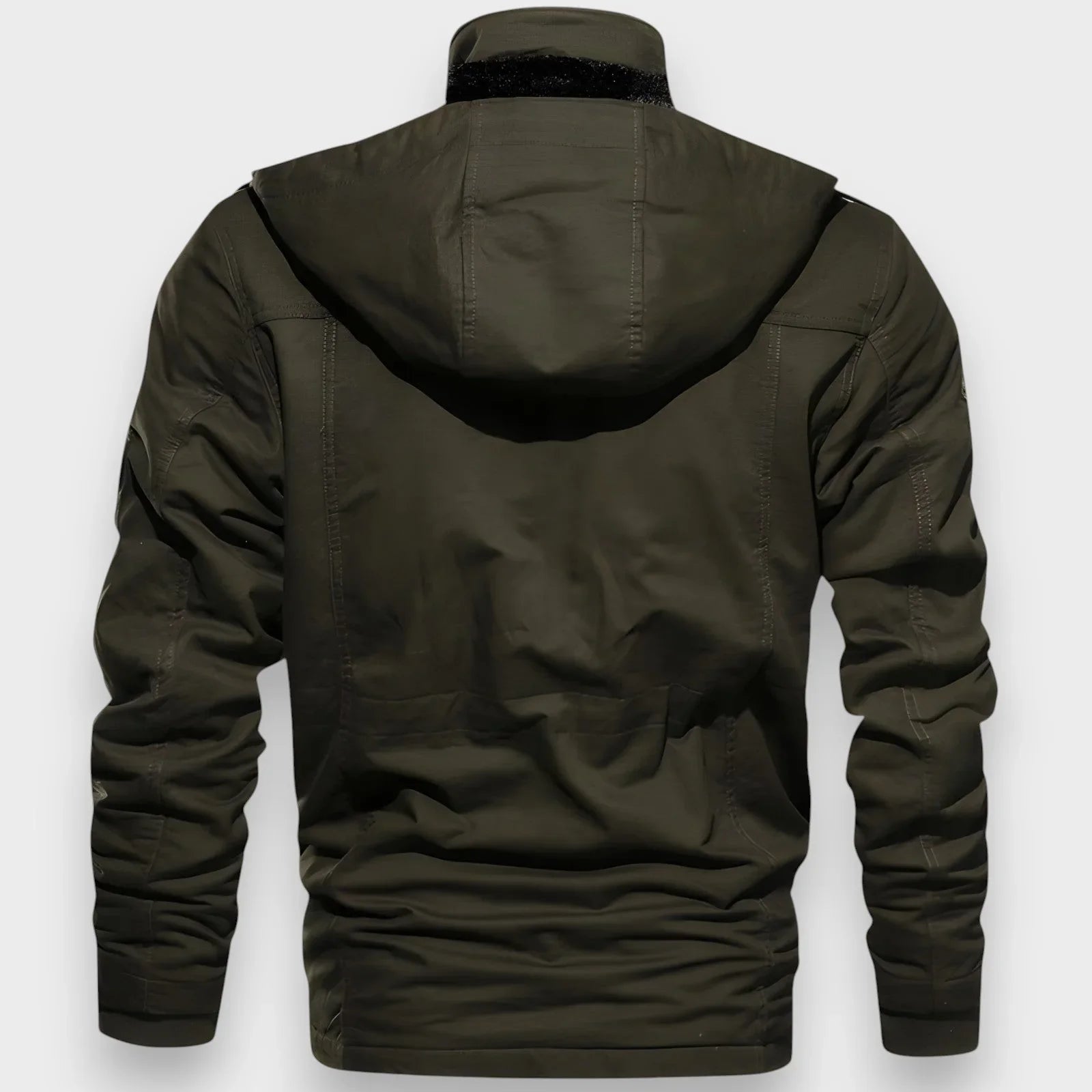 Praktisk varm vinterjacka herr med fickor