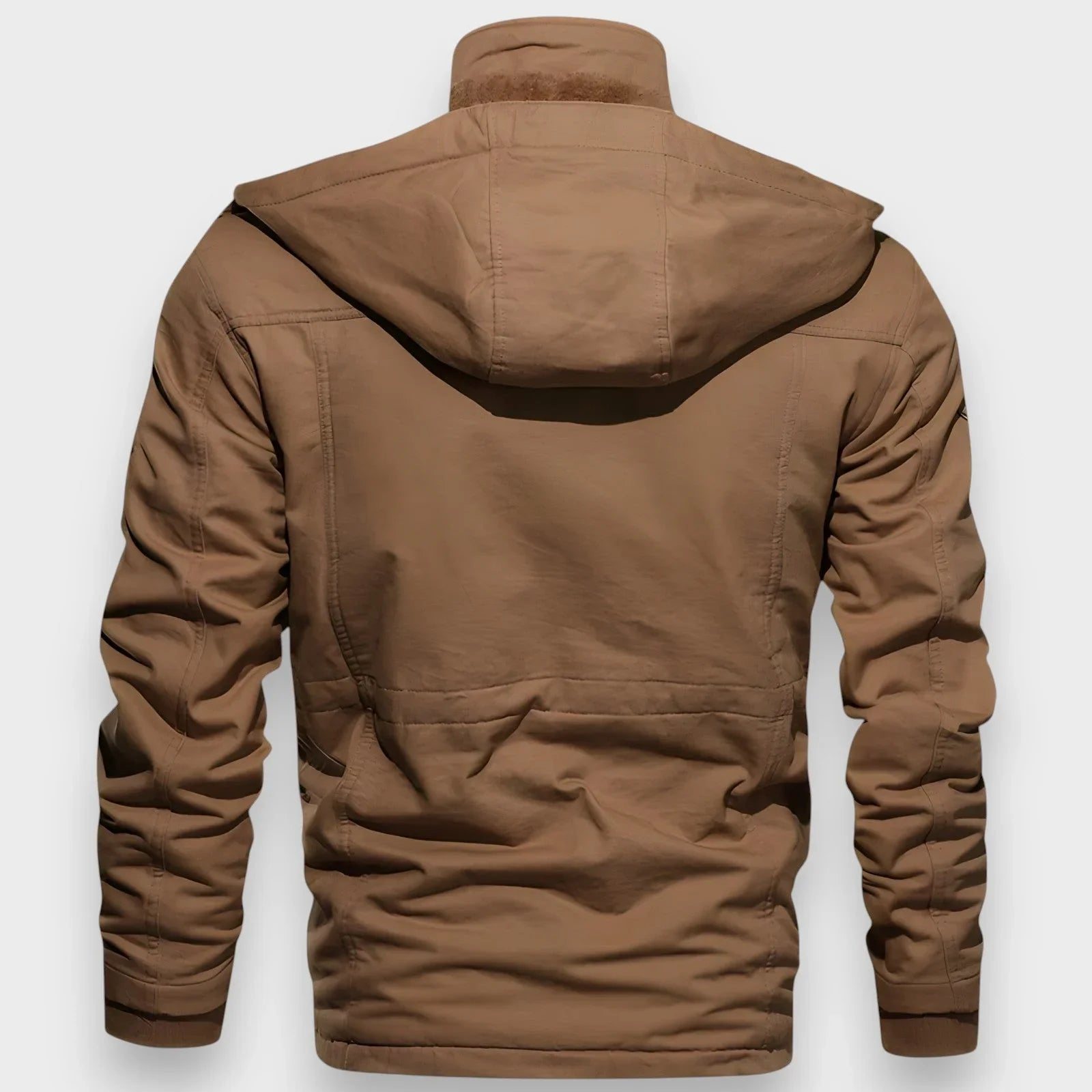 Praktisk varm vinterjacka herr med fickor