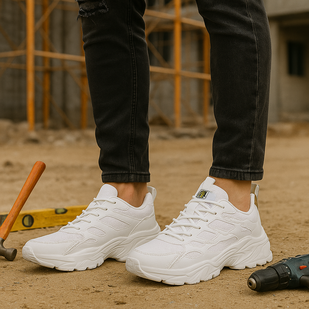 Herrar Arbetskor med Ståltå och Rutschfri Sula