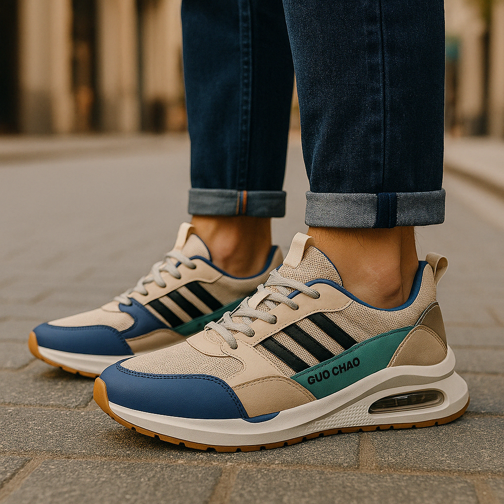 Herrskor Högkvalitativt Material Retro Sneakers