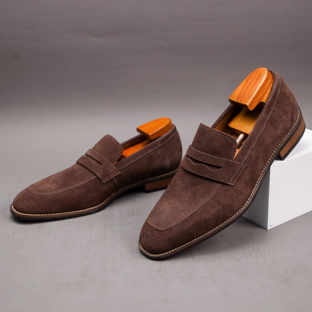 Mäns Loafers Slip-On Komfort