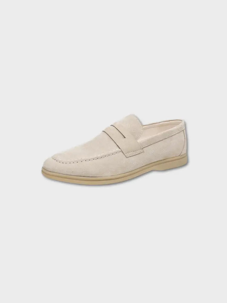 Monaco | Vintage Loafers i läder