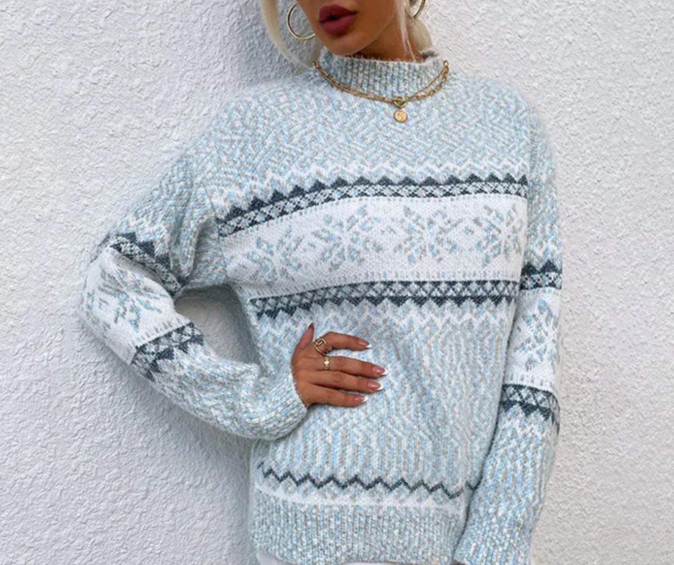 Bella - Turtleneck Mjuk Tröja