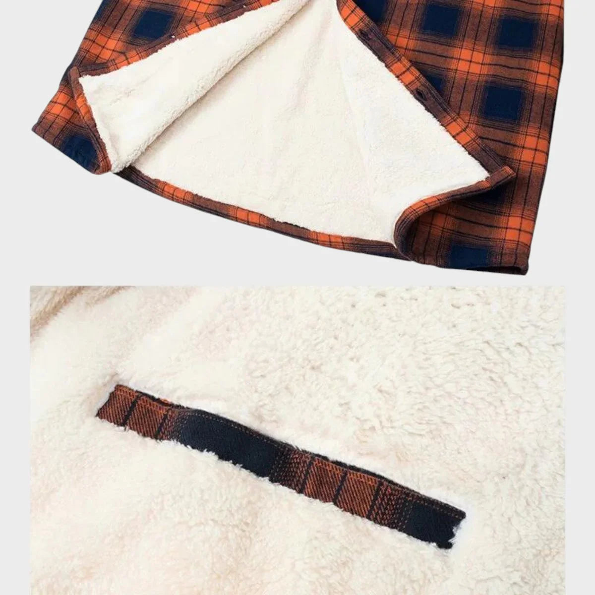 Fleecefodrad cardigan herr för kalla dagar