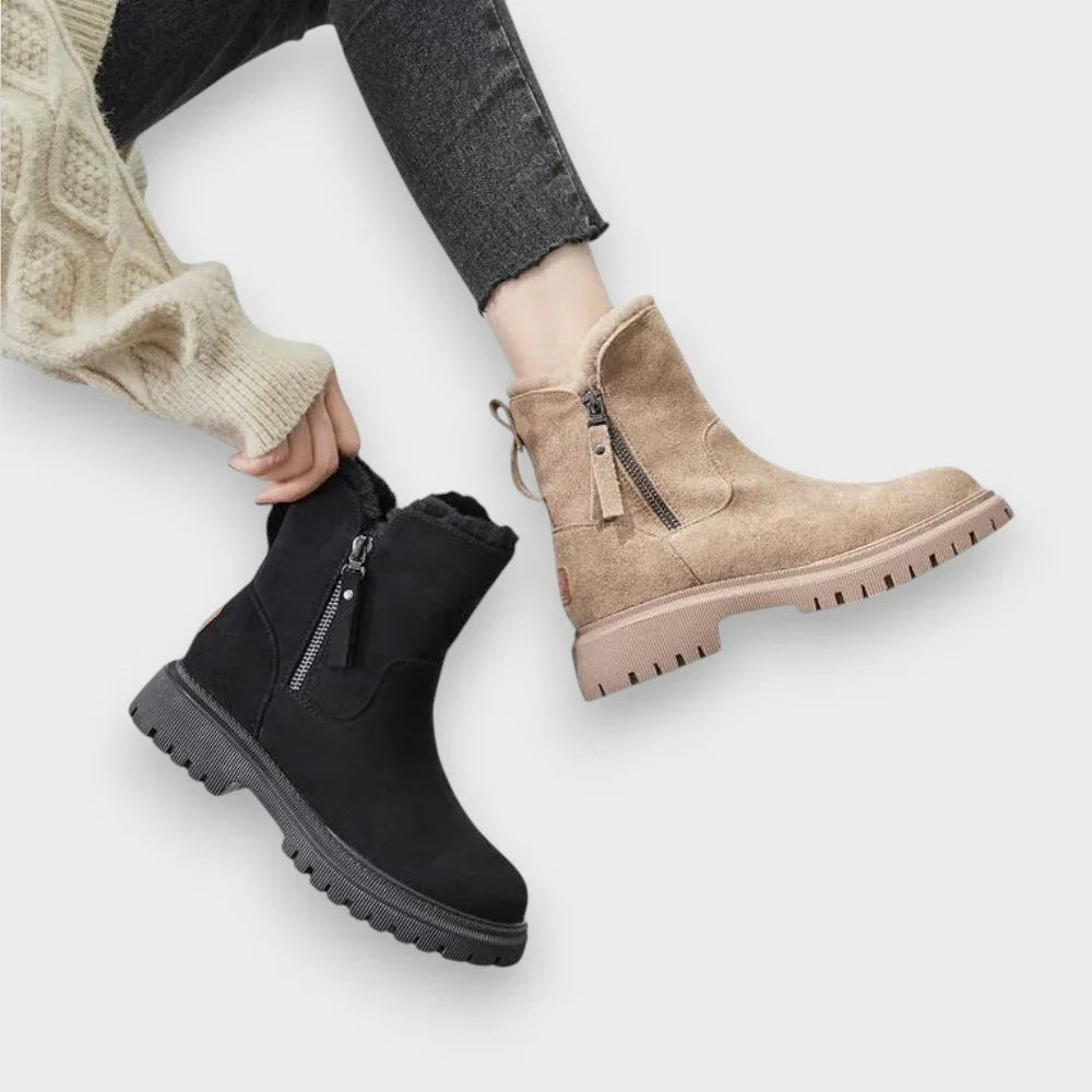 Varmfodrade boots dam för kalla dagar
