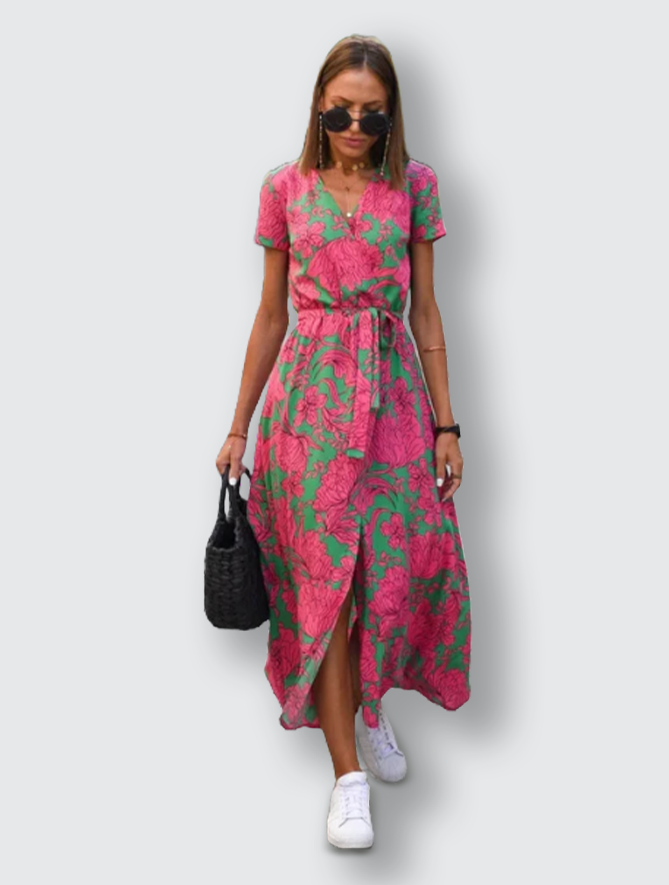 Saga - Elegant klänning i bomull