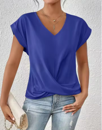 Jada - Elegant T-shirt med V-ringning
