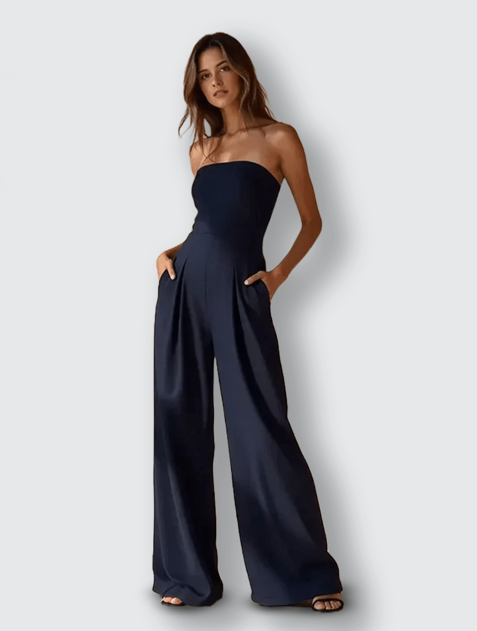 Elegant Axelbandslös Byxdress