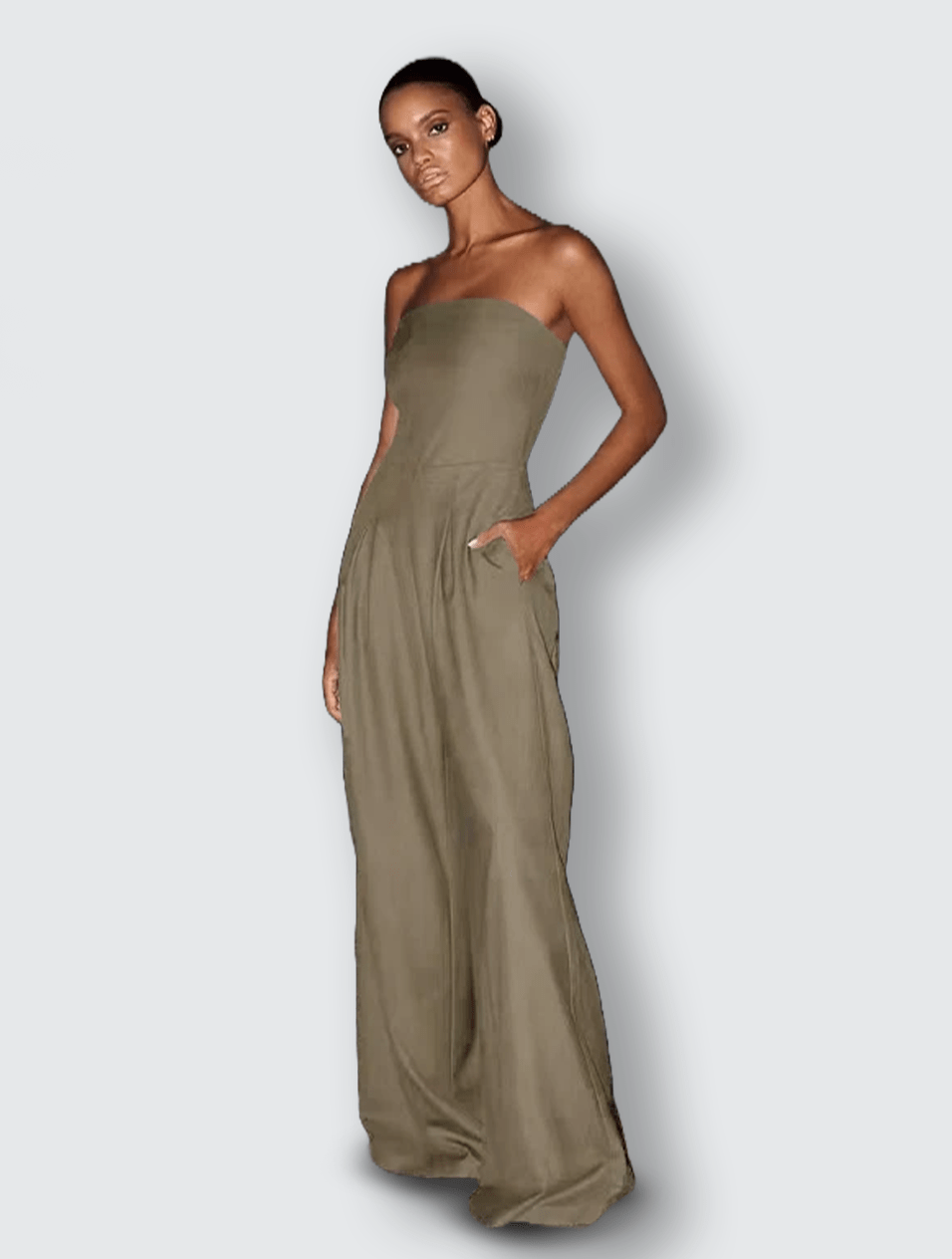 Elegant Axelbandslös Byxdress