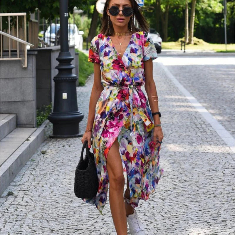 Saga - Elegant klänning i bomull