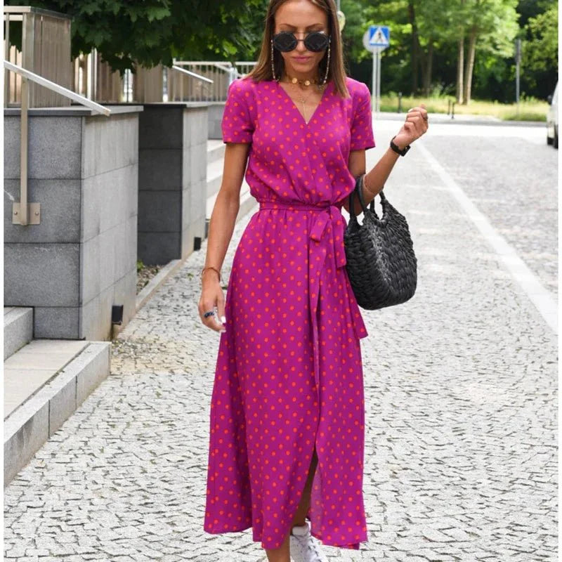 Saga - Elegant klänning i bomull