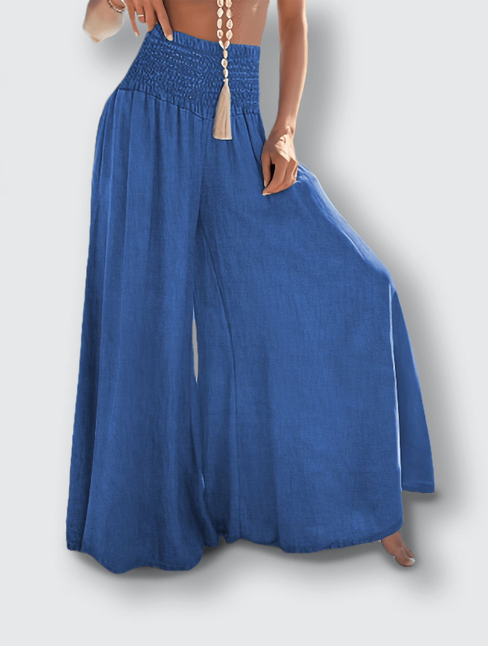 Therese – Elegant och bekväm byxa med vida ben