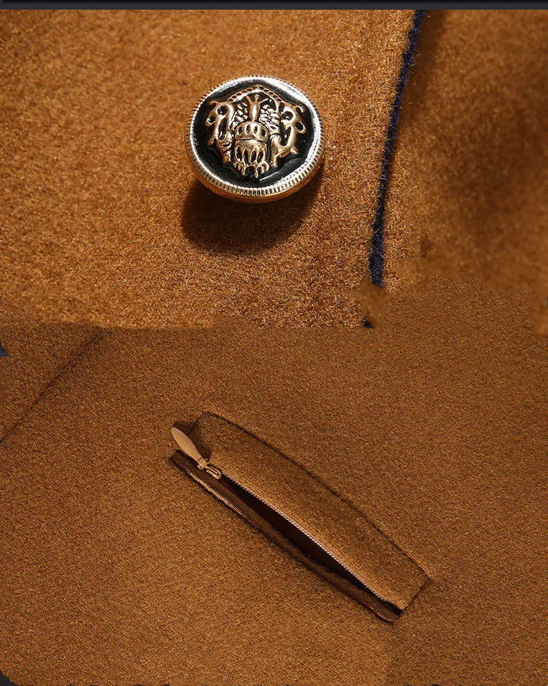 Vinterrock Herr Fodrad Med Knappar