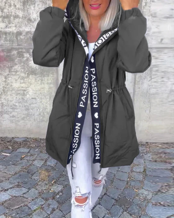 Ronelia – Vardaglig och Stilren Kappa med Dragsnöre