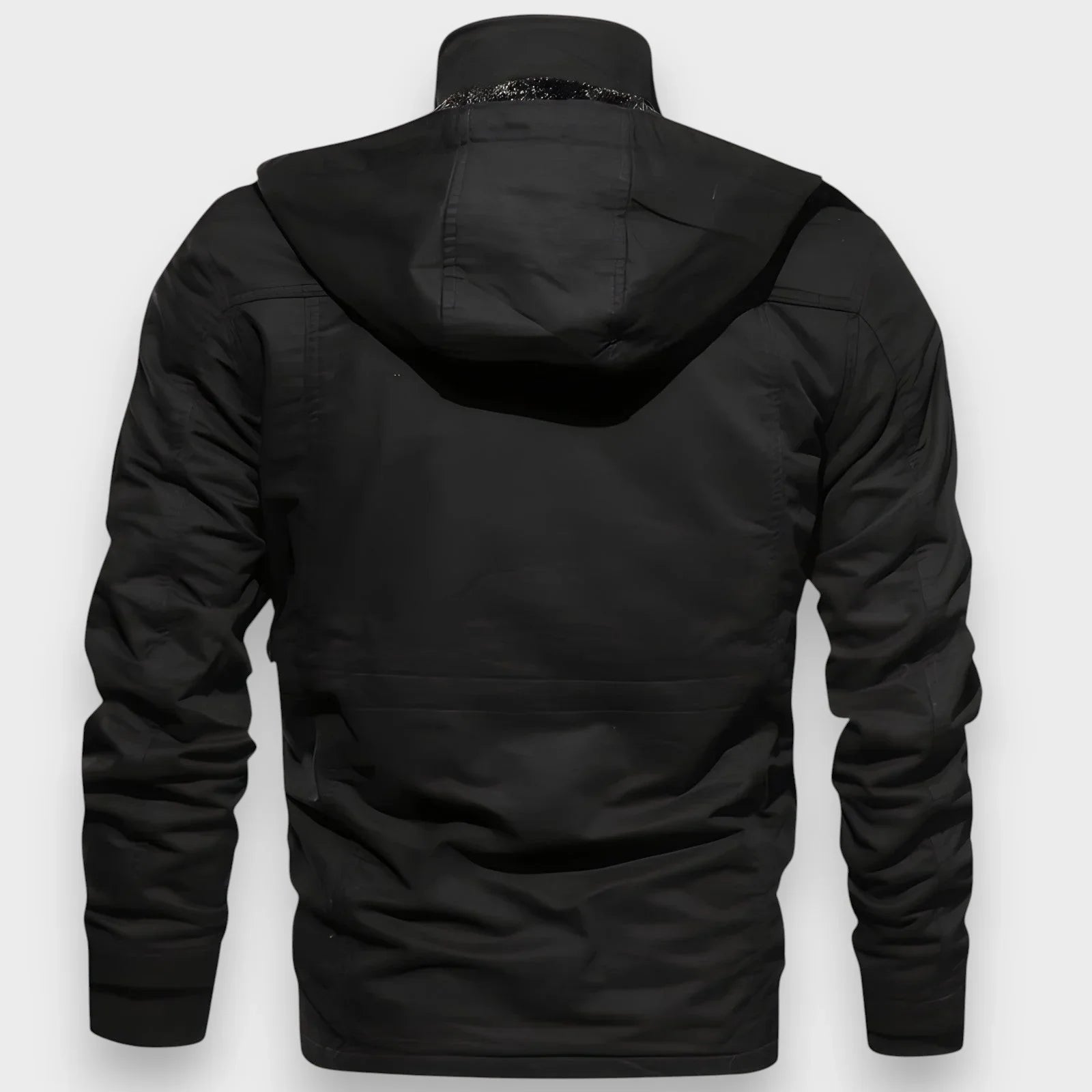 Praktisk varm vinterjacka herr med fickor