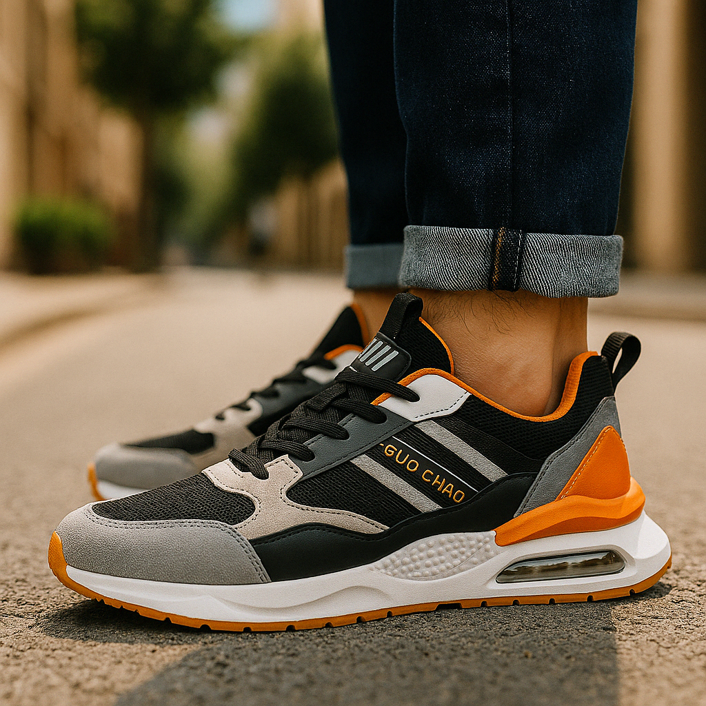 Herrskor Högkvalitativt Material Retro Sneakers