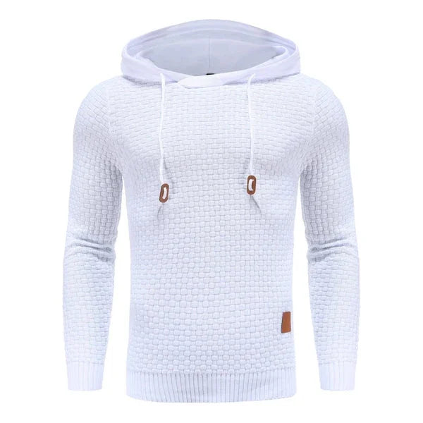 Hoodie Herr Bekväm Med Huva