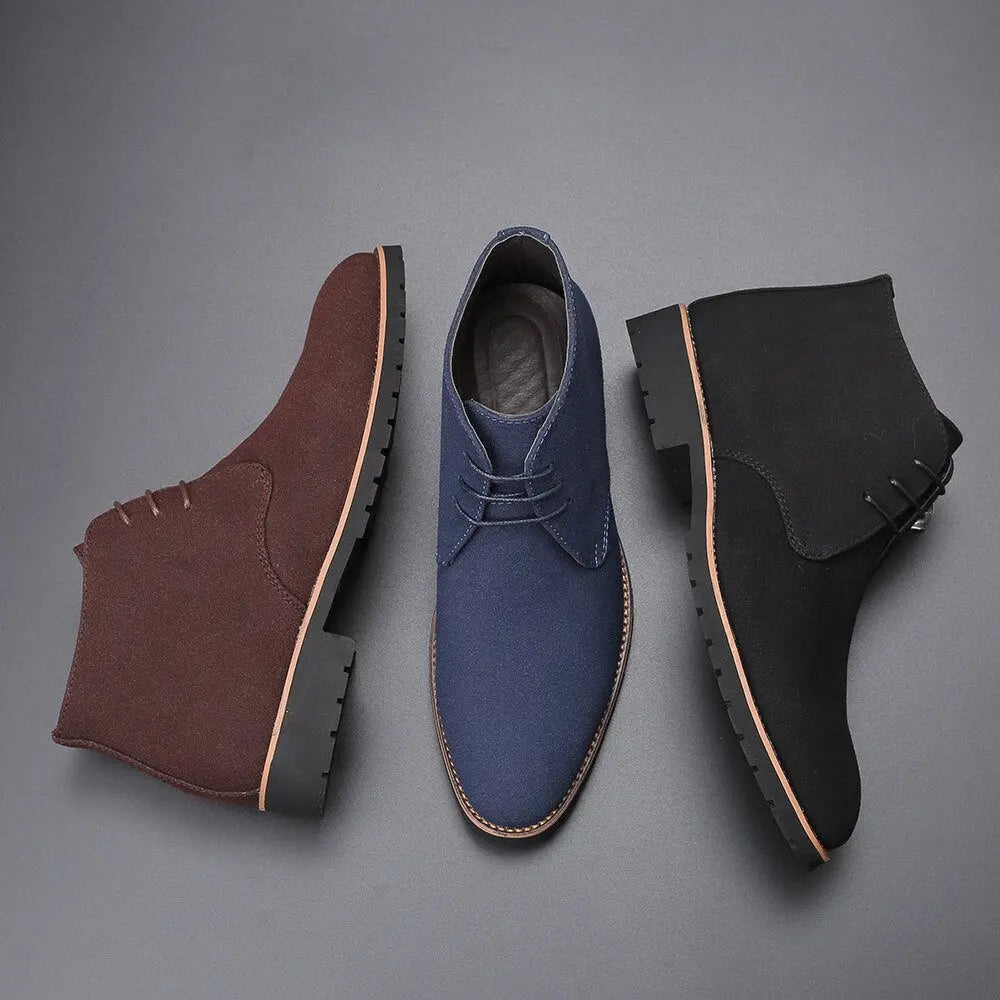 Laurens | Herrskor i Premium Suede Läder