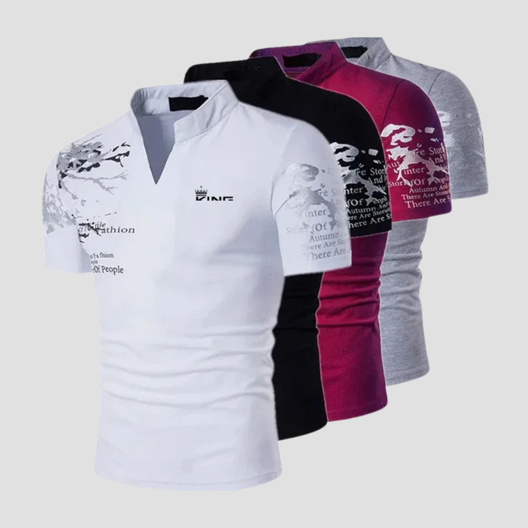 Kasper™ - Snygg Modern Pikétröja För Män