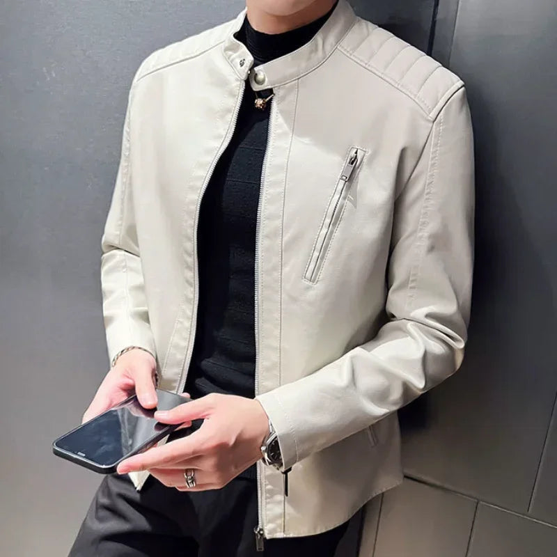 Adrian™ | Elegant Läderjacka