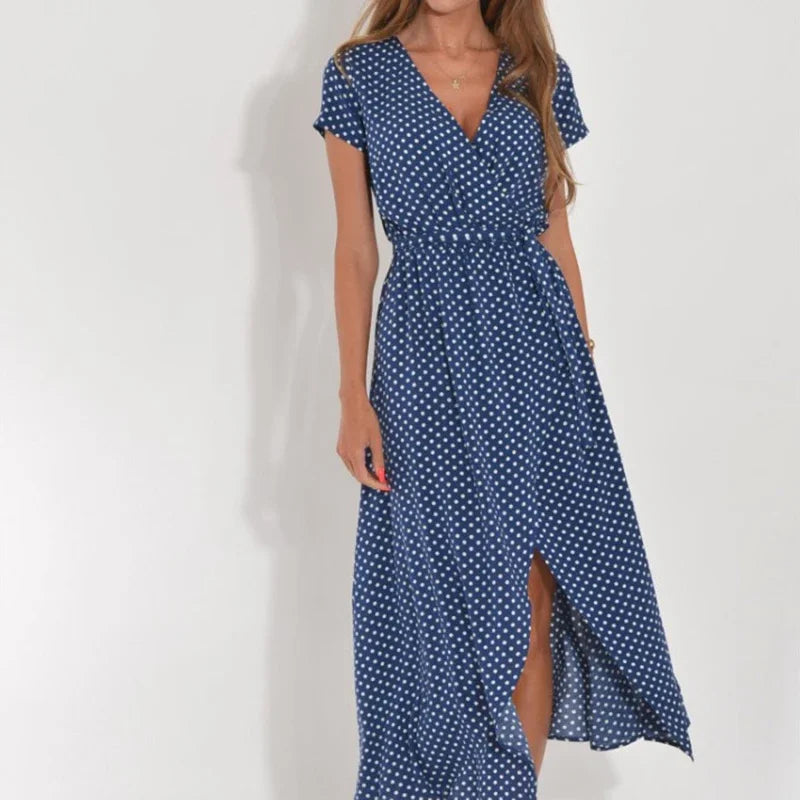 Saga - Elegant klänning i bomull