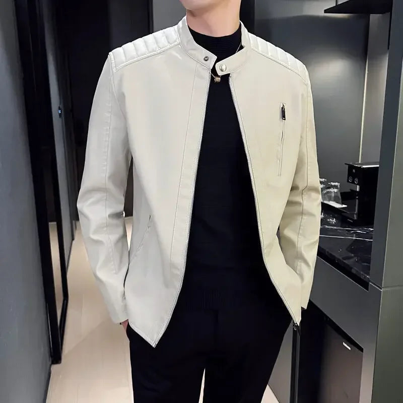 Adrian™ | Elegant Läderjacka