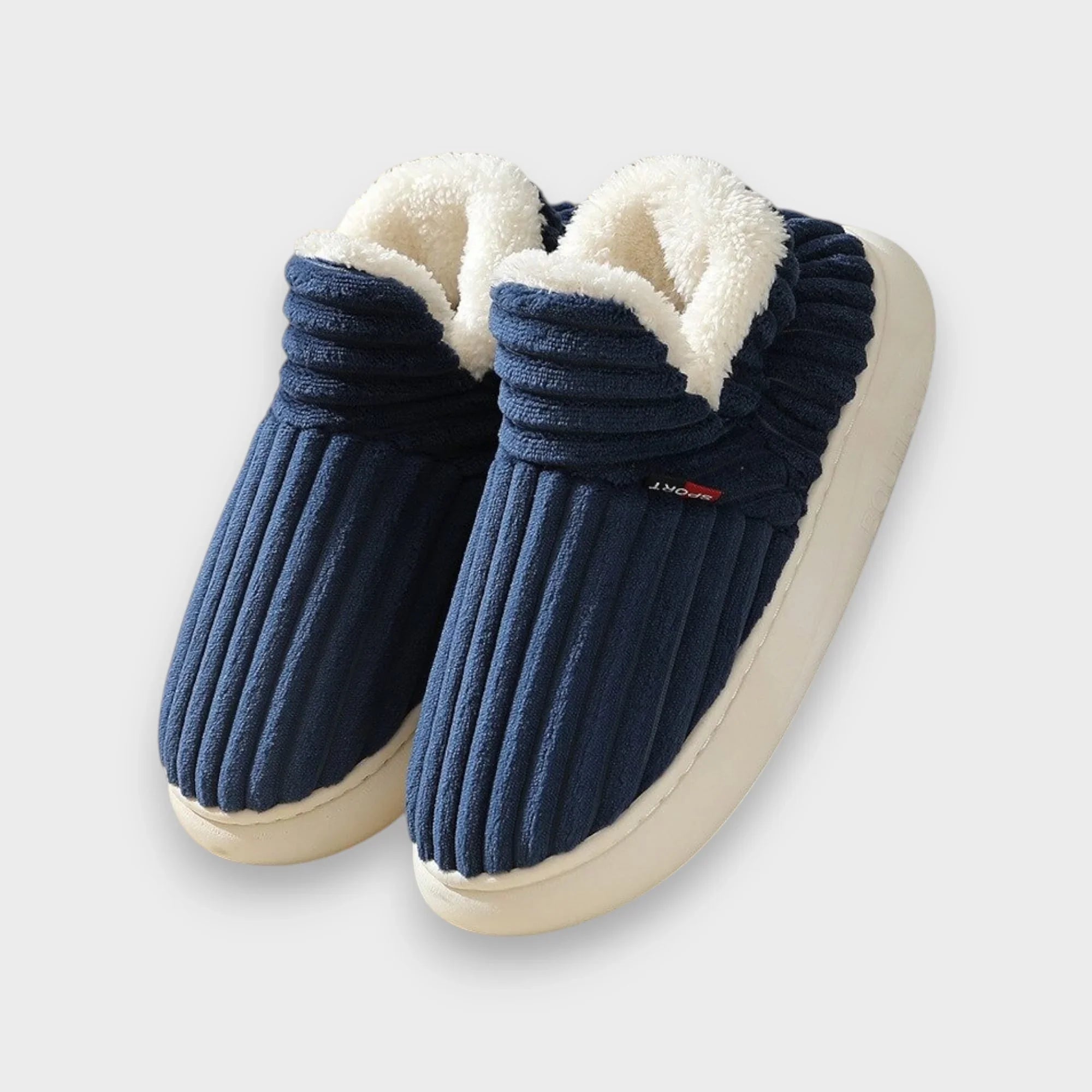 Varmfodrade tofflor dam för hemmet