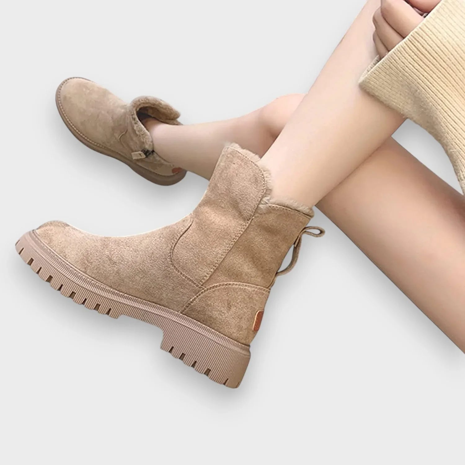 Varmfodrade boots dam för kalla dagar