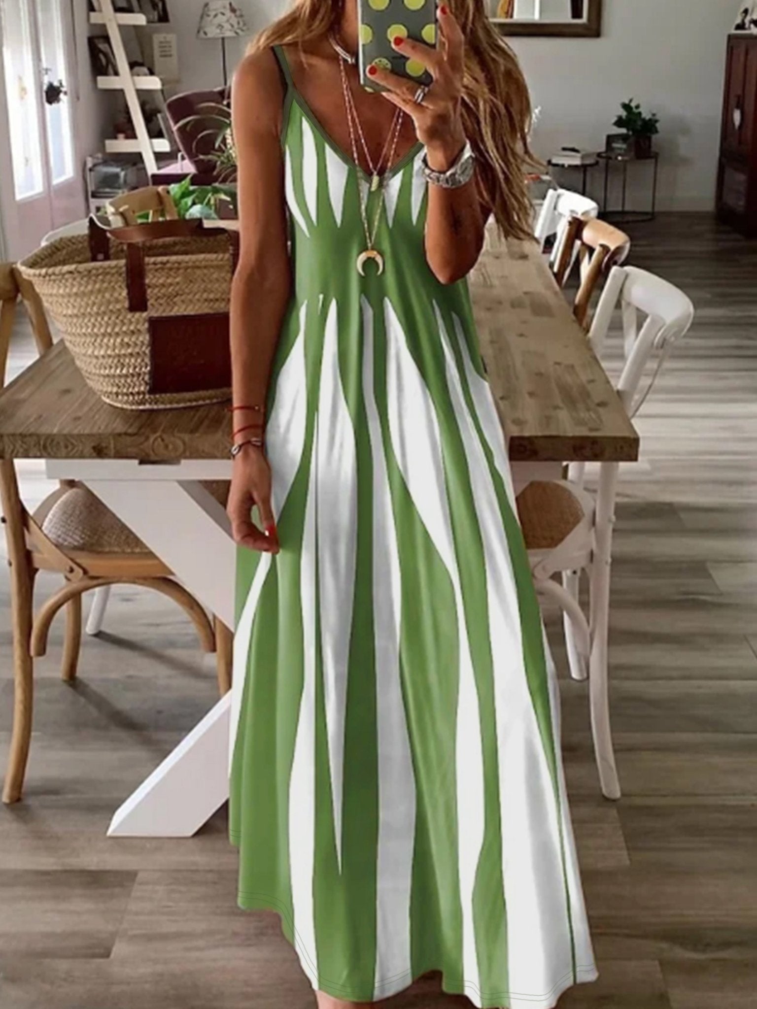 Emma - Färgstark och bekväm klänning med lätt stretch