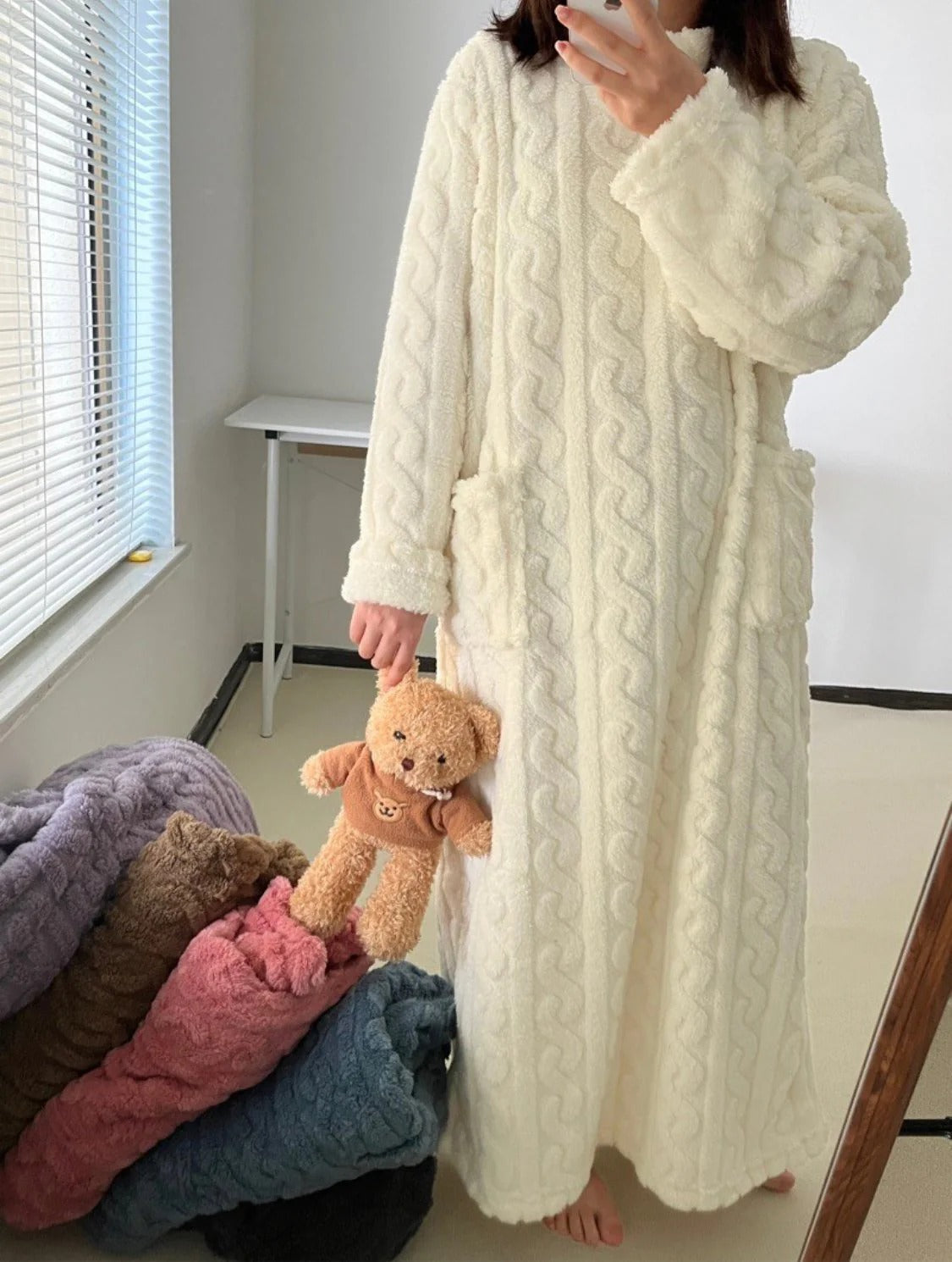 Liliora – Den varma och mysiga nattklänningen för kalla kvällar