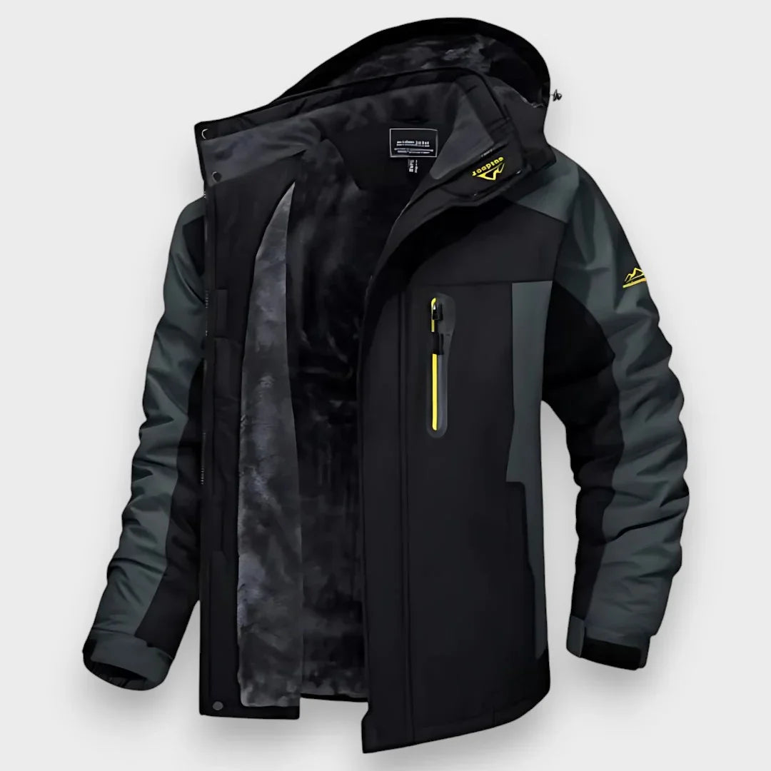 Praktisk vinterjacka herr för utomhus