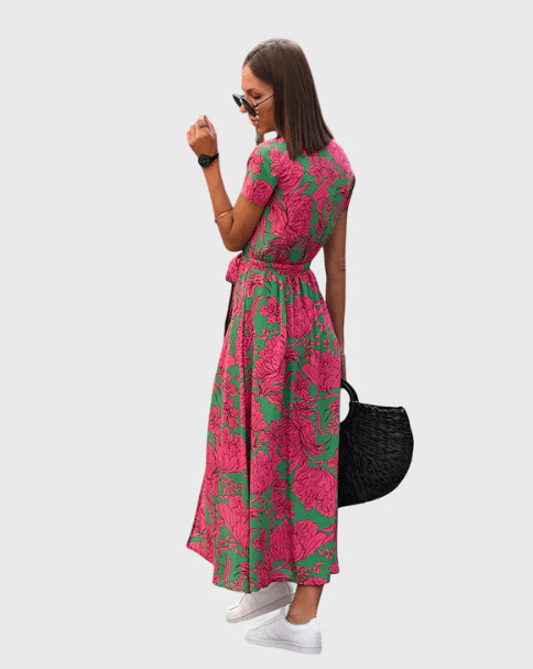 Saga - Elegant klänning i bomull