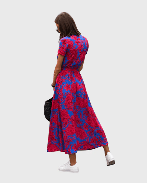 Saga - Elegant klänning i bomull